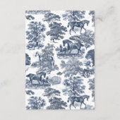 Elegante Vintage Hochzeit Begleitkarte (Rückseite)