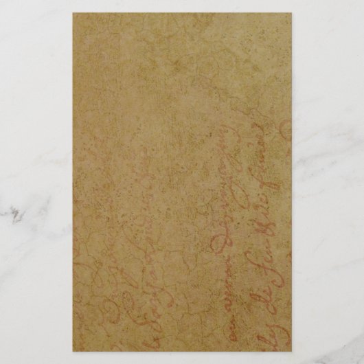 Elegante Vintage Hochzeit Briefpapier (Vorderseite)