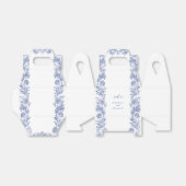 Elegante Vintage Hochzeit der französischen Blauen Geschenkschachtel (Ungefaltet)