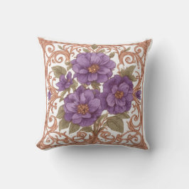 Elegante Vintage Hochzeit im Jugendstil Kissen