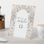 Elegante Vintage Hochzeit im Jugendstil Sockelschild (In SItu)