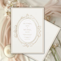 Elegante Vintage-Hochzeit in neutralen Farben