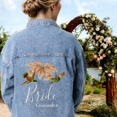 Elegante Vintage Hochzeit von Hummingbird Jeansjacke