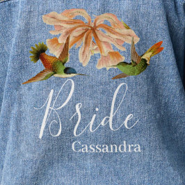 Elegante Vintage Hochzeit von Hummingbird Jeansjacke