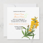 Elegante Vintage Hochzeit von Redoute Einladung (Vorderseite)