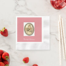 Elegante Vintage-Hochzeitsbraut Rosa Brautparty