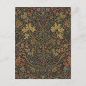 Elegante Vintage Hütte Botanische Hochzeit im Herb Begleitkarte (Rückseite)