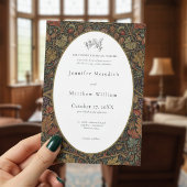 Elegante Vintage Hütte Botanische Hochzeit im Herb Einladung