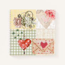 Elegante Vintage Illustrationen Scrapbook-Textur