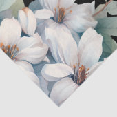 Elegante Vintage Inspirierte Blumenmotive Seidenpapier (Detail)