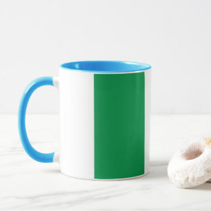Elegante, Vintage italienische Flag Covered Kerami Tasse