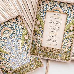 Elegante Vintage Jugendstil Einladung