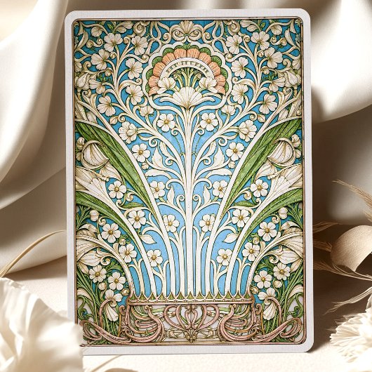Elegante Vintage Jugendstil Einladung