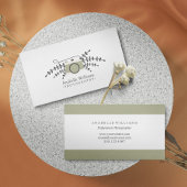 Elegante Vintage Kamera Visitenkarte