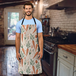 Elegante Vintage-Karotten mit Blüten und kleinen E Schürze