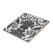 Elegante, Vintage Keramik Fliese (Seite)