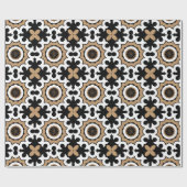 Elegante Vintage Keramik Geschenkpapier (Flach)