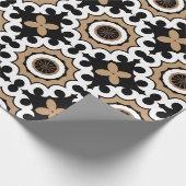 Elegante Vintage Keramik Geschenkpapier (Ecke)