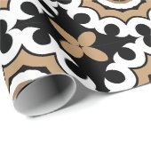 Elegante Vintage Keramik Geschenkpapier (Rolleneckpunkt)