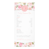 Elegante Vintage kundenspezifische Werbekarte (Hinten)