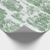 Elegante Vintage Landschaft Geschenkpapier (Ecke)