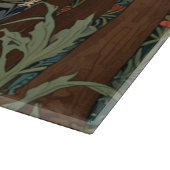 Elegante Vintage Libelle Art boho chic botanisch Schneidebrett (Ecke)