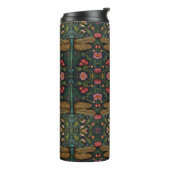 Elegante Vintage Libelle boho botanisch Thermosbecher (Nach links gedreht)