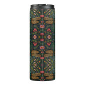 Elegante Vintage Libelle boho botanisch Thermosbecher (Rückseite)
