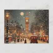 Elegante Vintage Londoner Weihnachten (Vorderseite)