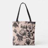 Elegante Vintage Magnolia Tasche (Rückseite)