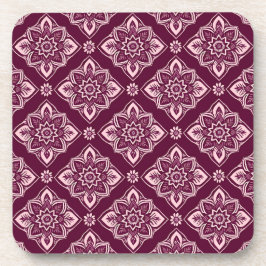 Elegante Vintage Muster-Untersetzer - Set von 6 Ja Getränkeuntersetzer