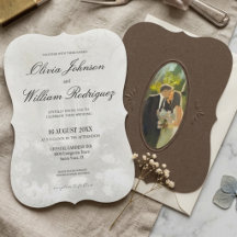 Elegante Vintage-Ölgemälde-Hochzeit