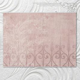 Elegante Vintage Orchid Brocade Seidenpapier