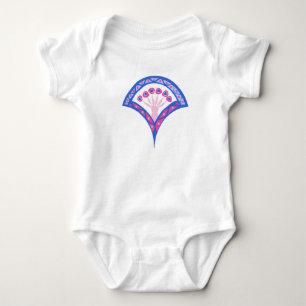 Elegante Vintage-Ornamentkunst Baby Strampler