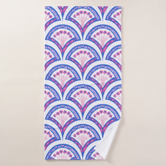 Elegante Vintage-Ornamentkunst Badehandtuch (Badehandtuch)