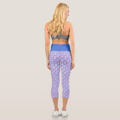 Elegante Vintage-Ornamentkunst Capri Leggings (Rückseite)