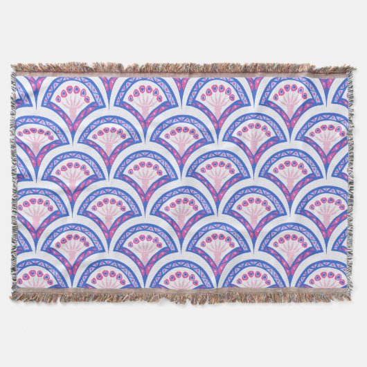 Elegante Vintage-Ornamentkunst Decke (Vorderseite)
