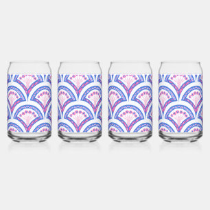 Elegante Vintage-Ornamentkunst Dosenglas