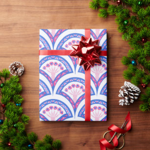 Elegante Vintage-Ornamentkunst Geschenkpapier