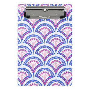 Elegante Vintage-Ornamentkunst Mini Klemmbrett