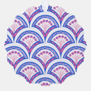 Elegante Vintage-Ornamentkunst Ornament Karte