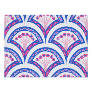 Elegante Vintage-Ornamentkunst Poster