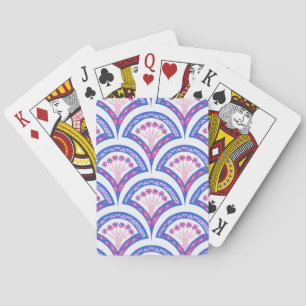 Elegante Vintage-Ornamentkunst Spielkarten