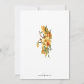 Elegante Vintage Osterodien Feiertagskarte (Rückseite)