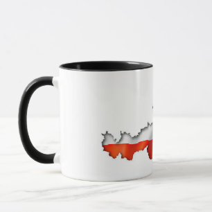 Elegante, Vintage österreichische Fahne gedeckte K Tasse
