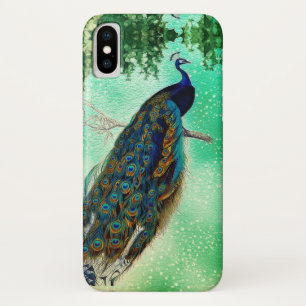 Elegante Vintage-Pfauen-Kunst Case-Mate iPhone Hülle