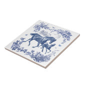 Elegante Vintage Pferde Fliese (Seite)