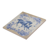 Elegante Vintage Pferde Fliese (Seite)