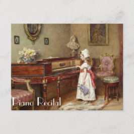 Elegante Vintage Piano-Erwägung Einladungen