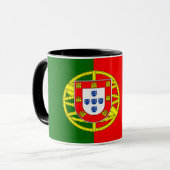 Elegante Vintage portugiesische Flag Covered Keram Tasse (Vorderseite Links)